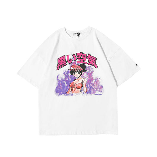 Playera con Estampado de Llamas - Image 7