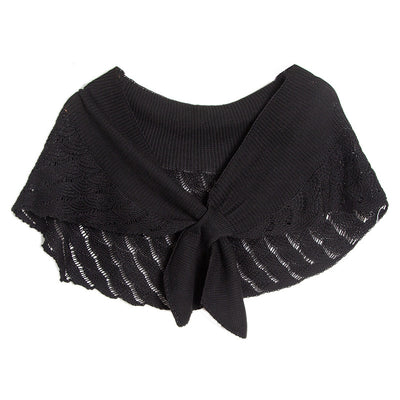 Chal Tejido Hueco de Lana Fina para Mujer - Image 9