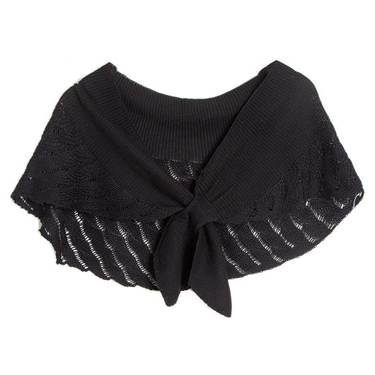 Chal Tejido Hueco de Lana Fina para Mujer - Image 9