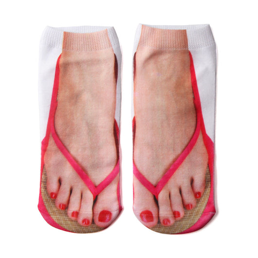 Calcetines Personalizados de Algodón con Estampado 3D Calavera de Cerdo para Hombre y Mujer