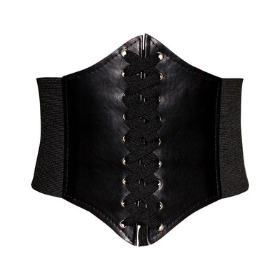 Faja Retro Elástica Ancha con Falda Decorativa para Mujer