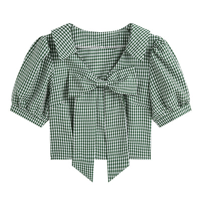 Blusa Corta Fresca para Verano con Mangas Cortas - Image 2