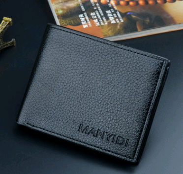Billetera Corta para Hombre con Licencia de Conducir - Patrón Texturizado y Diseño Delgado