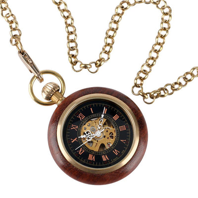 Reloj de Bolsillo Caoba Clásico - Image 2