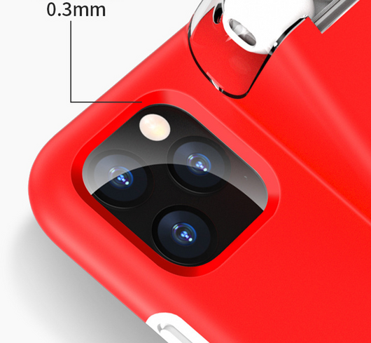 Funda Protectora Negra con Borde para Estuche de Carga AirPods Compatible con Apple - Image 9