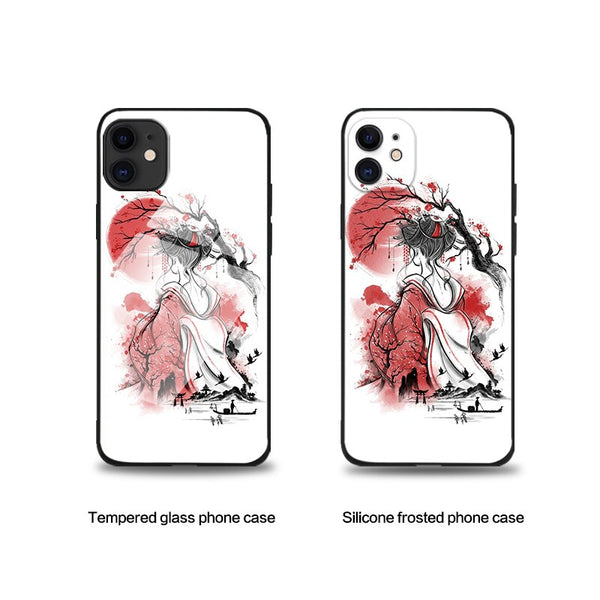 Funda Geisha Dreamland de Vidrio Templado y Silicona Suave