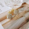 Diamond pineapple pendant earrings Diamond QA pair