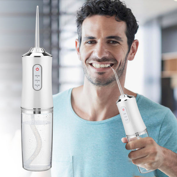 Irrigador Bucal Eléctrico Portátil con 3 Velocidades