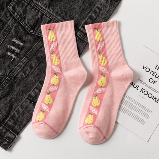 Calcetines Estampados de Piña y Fresa - Diseño Adorable - Image 19