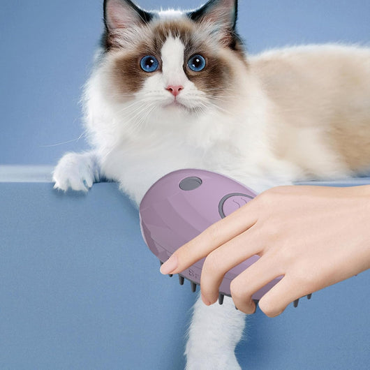 Cepillo de Baño con Vapor 3 en 1 para Gatos - Masajeador y Limpiador de Pelo - Image 10