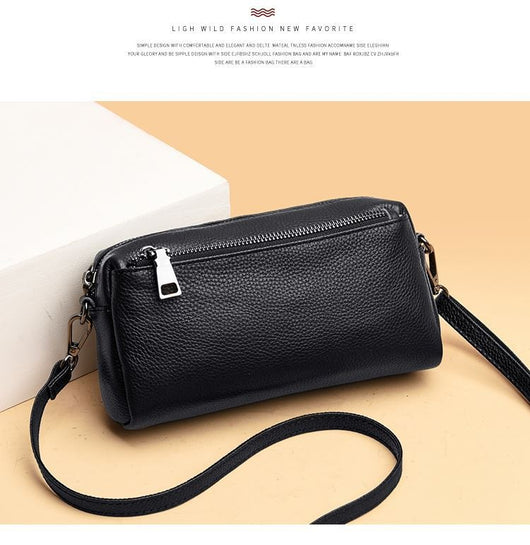 Bolso Crossbody de Cuero Genuino para Mujer - Bolsa de Hombro para Celular - Image 27