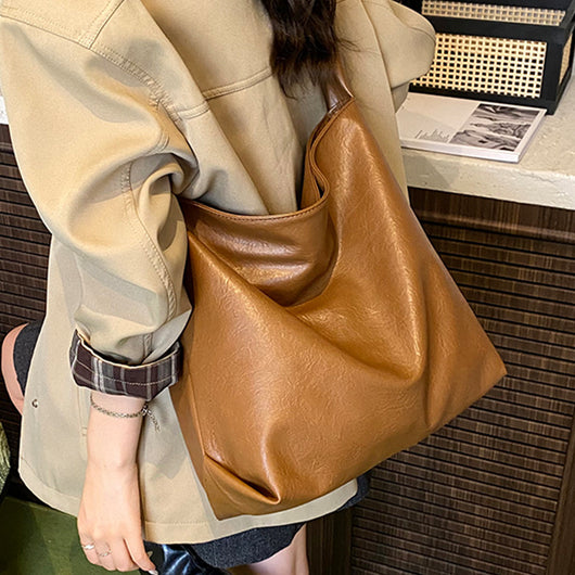 Bolso de Hombro Retro Otoño Invierno Gran Capacidad Versátil - Image 3