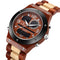 Reloj Cronógrafo de Madera Artesanal Lujo para Hombre