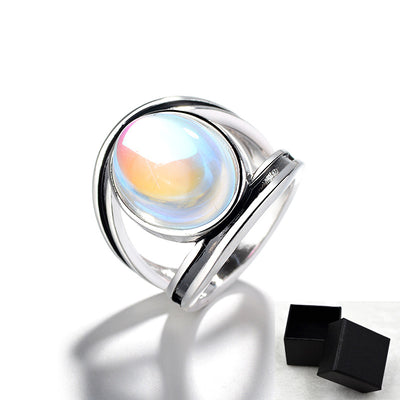 Anillo de Piedra de Luna Multicolor - Image 10