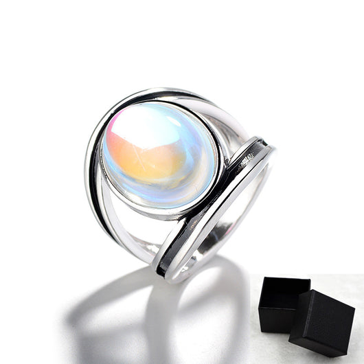 Anillo de Piedra de Luna Multicolor - Image 10