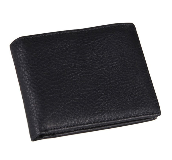 Billetera Corta de Cuero Genuino - Estilo Clásico Vintage - Image 3