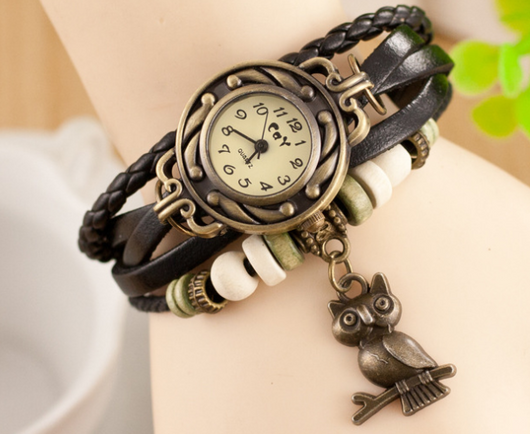 Reloj Pulsera Búho Estilo Coreano para Mujer - Image 16
