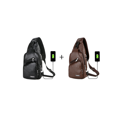 Bolsa Mensajero con Carga USB - Mochila Portátil Inteligente - Image 8