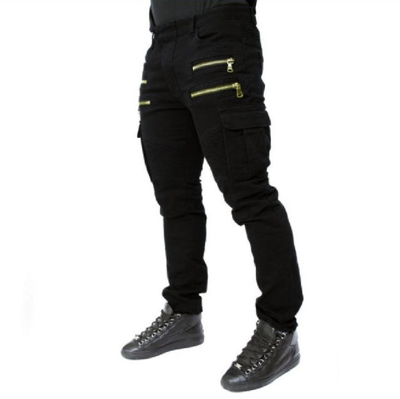 Pantalones Vaqueros Elásticos Trend Folds con Ajuste Perfecto