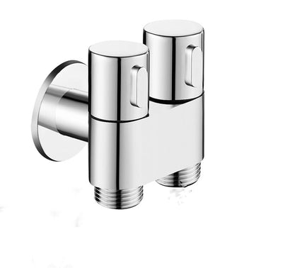 Pistola Rociadora para Inodoro con Válvula Angular de Doble Control en Latón - Image 2