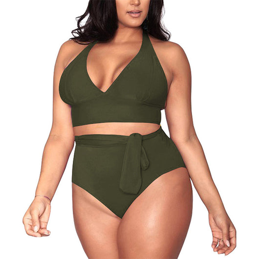 Bikini Deportivo de Talle Alto con Tirantes Cruzados y Escote Profundo - Image 13