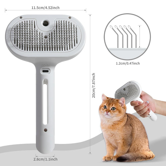 Cepillo Spray para Gatos y Perros con Depósito de Agua - Removedor de Pelo Mascotas - Image 2