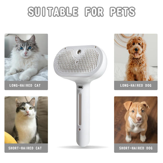 Cepillo Spray para Gatos y Perros con Depósito de Agua - Removedor de Pelo Mascotas - Image 4