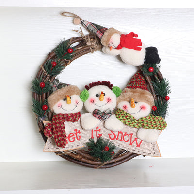 Guirnalda Navideña con Muñeco Decorativo - Círculo de Viñas - Image 10