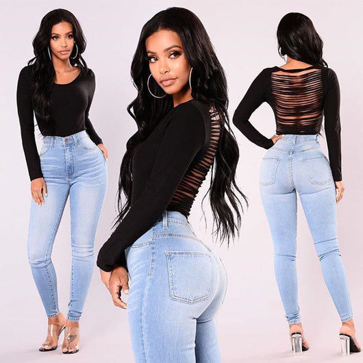 Pack de Jeans Hip Azules Talla Grande