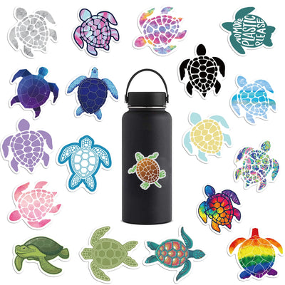 Pack de 41 Pegatinas Decorativas de Tortugas Marinas - Image 7