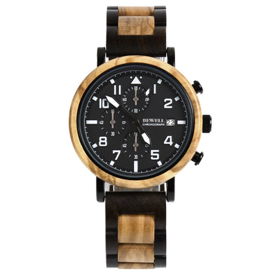 Reloj de Madera para Hombre con Seis Agujas Multifuncional - Image 4