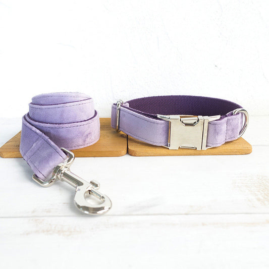 Juego de Collar y Correa de Cachemira Gruesa MUTTCO para Perro