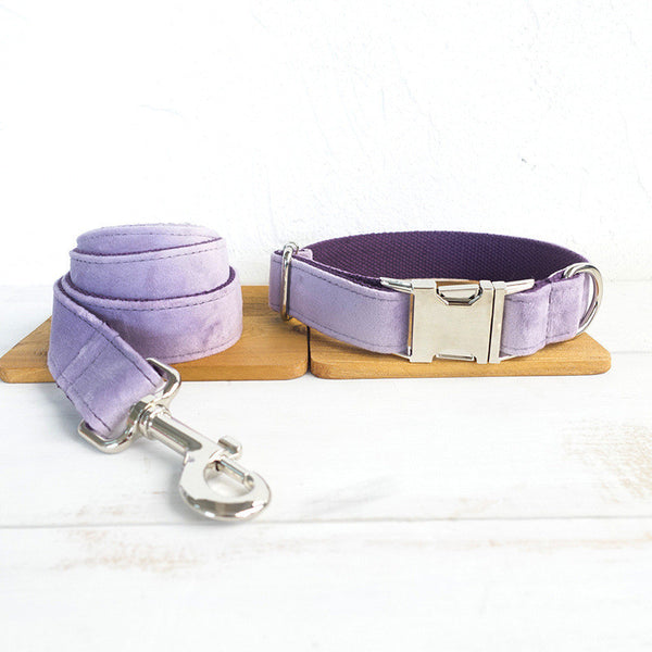 Juego de Collar y Correa de Cachemira Gruesa MUTTCO para Perro
