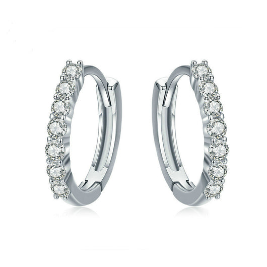 Aretes de Plata 925 con Circonita - Diseño Europeo y Americano