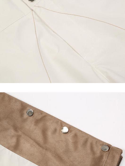 Pantalones Nylon para Hombre con Corte Acampanado y Detalles de Empalme - Image 11