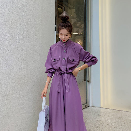 Vestido Camisa Morado