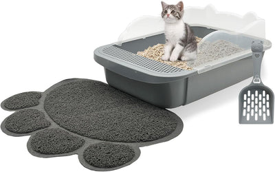 Arenero Tamizable para Gatos Pequeños con Bordes Altos y Bandeja Desmontable - Image 4
