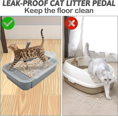 Arenero Tamizable para Gatos Pequeños con Bordes Altos y Bandeja Desmontable - Image 16