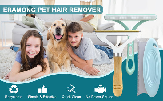 Pack 3 Removedores de Pelusa para Mascotas - Limpiador Reutilizable para Ropa, Muebles y Autos - Image 8