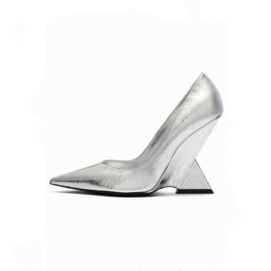 Zapatos de Tacón Grueso Charol Punta Fina - Elegancia Moderna para Verano - Image 7
