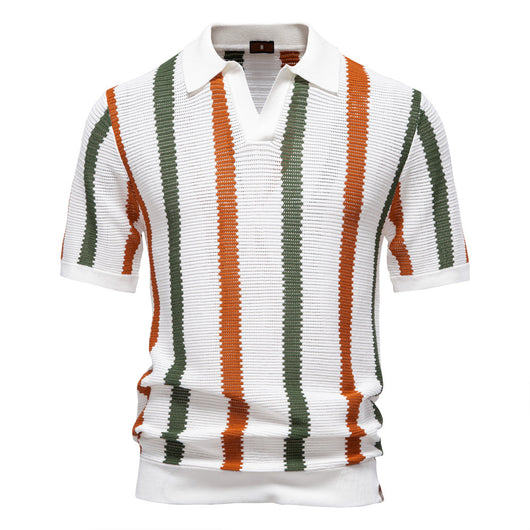 Polo Transpirable con Tejido Hueco para Hombre - Manga Corta Verano - Image 5