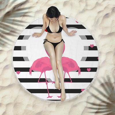 Toalla Redonda de Playa con Flecos Premium - Image 17