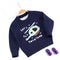 Suéter Infantil Helicóptero Jacquard Doble Dibujo