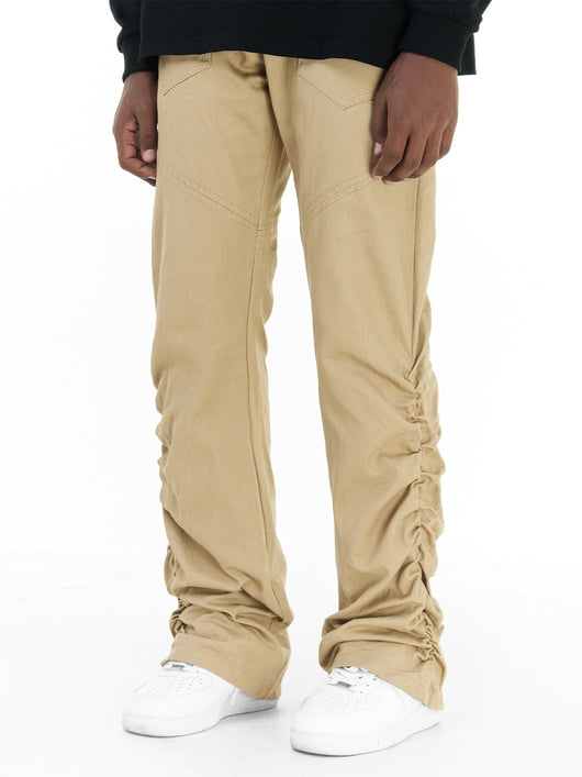 Pantalones Casuales Plisados Bicolor de Moda Urbana - Image 7
