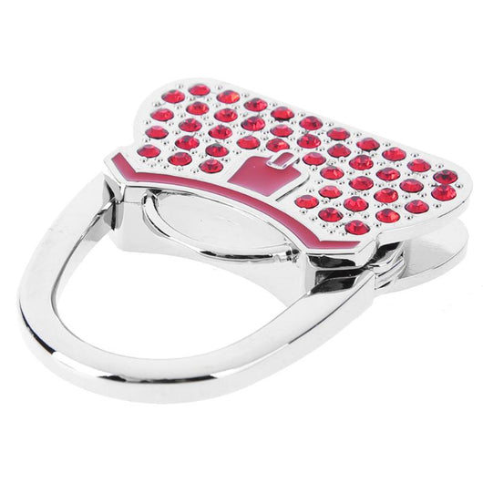 Organizador de Bolsos y Carteras con Ganchos de Cristal - Soporte Plegable Portátil - Image 8