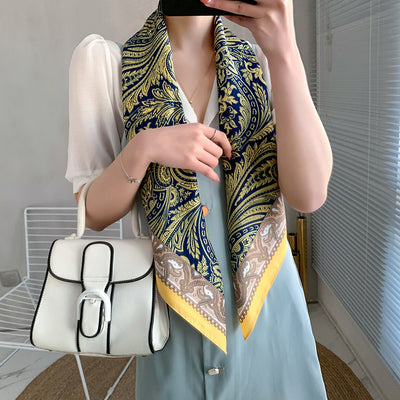 Pañuelo de Seda Twill Grande 90cm para Mujer - Image 21