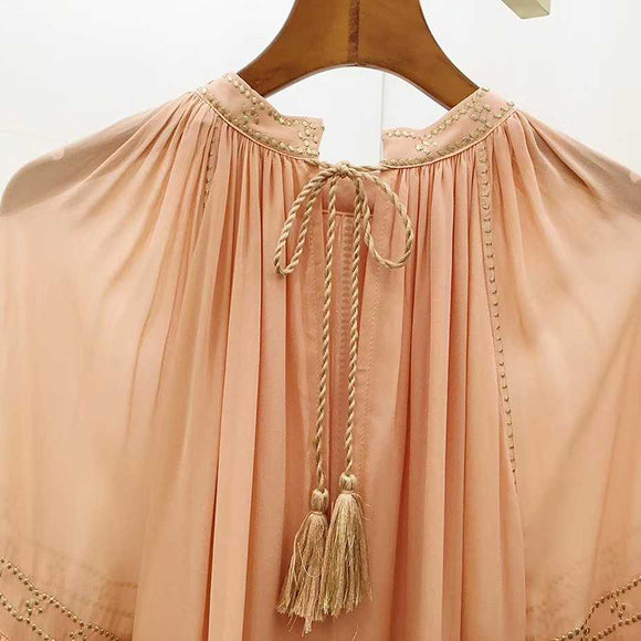 Vestido Floral Bordado Elegante