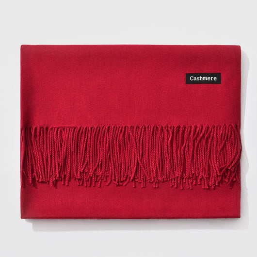 Bufanda de Cachemira Liso Premium - Image 10