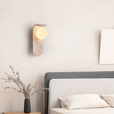 Lámpara de Pared Estilo Piedra Cave para Mesita de Noche - Image 2