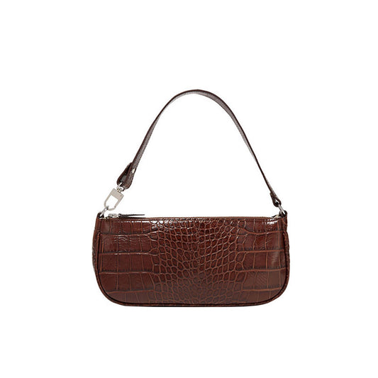 Bolso de Cuero Marrón Estilo Medieval Retro Francés
